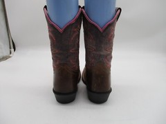 Dan Post Multi Color Leather Square Toe Kids Boots Size 12.5 D Style DPC2947