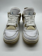 Nike Air Jordan 4 Retro Linen (White Tan Sand Beige) 487724-118 Youth Size 6.5