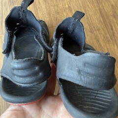 Nike Sunray Protect 2 Sandals Kids 9 C Children Black/Pink Red Water Shoes