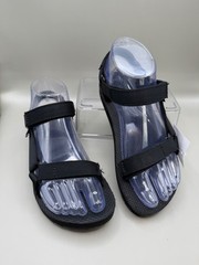 Teva Original Universal Kids Black Slingback Sandal Hook & Loop Strap Size 3
