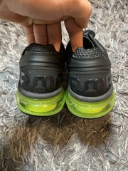 New Nike Air Max 2013 GS Black Neon Size 6Y 555426-004 Brand New