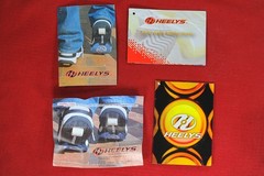 Heelys Roller Shoes Motion Grey Yellow Camo 770153H Size Youth 4 w/Box and parts
