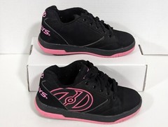 Heelys 770291 Propel 2.0 Black Pink Rolling Wheeled Skate Shoes Youth US 3