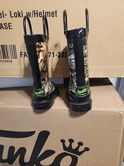 Austin Trading Co Real Tree Camouflage Rain Boots Rubber Shoes Youth Size 6