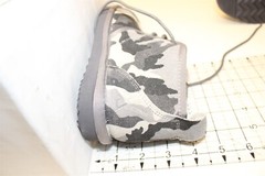 Alpine Design Youth Kids Size 1 Gray Camo Suede Woolblend Lined Boots AD21YSK002
