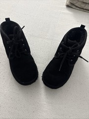 UGG Neumel II Unisex Kid Chukka Boot, Size 3- Black (1017320K)