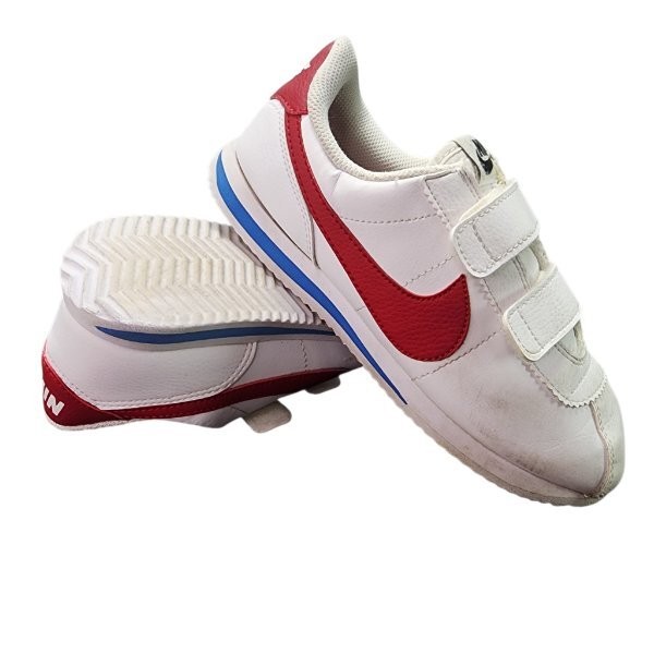 Nike Cortez Basic SL Youth Shoe Size 1.5 Royal Red/White/Blue Sneakers 904767