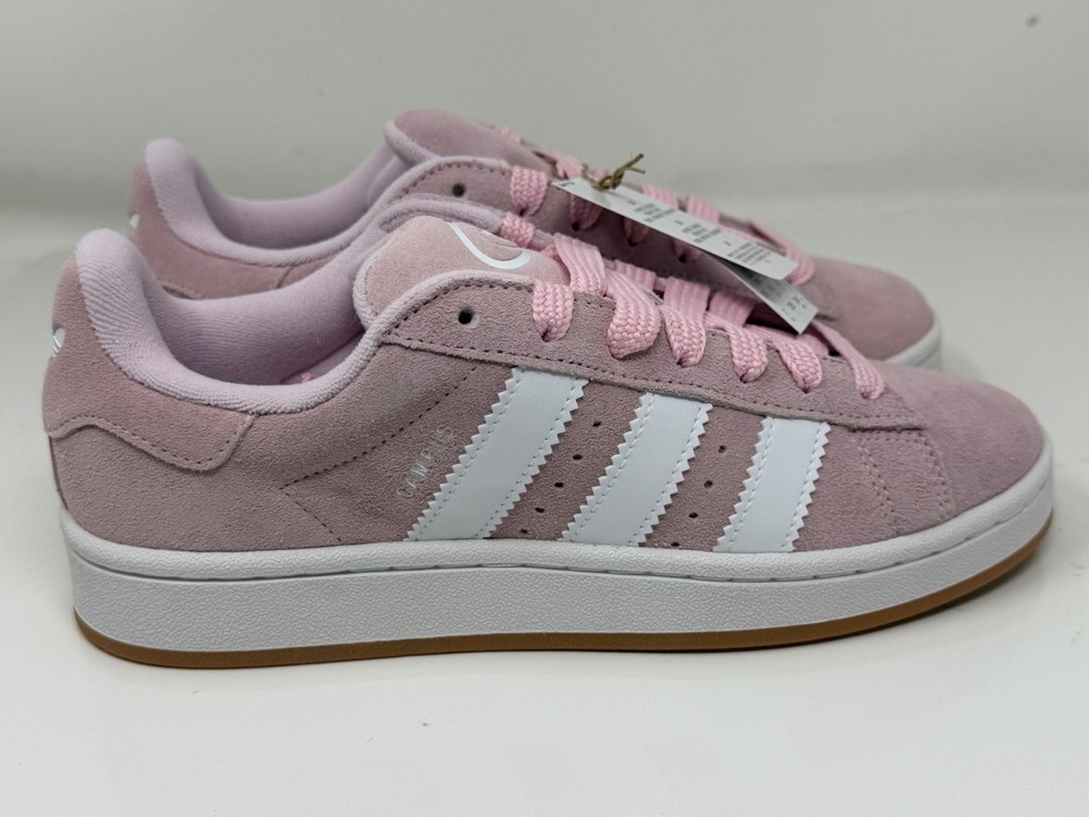 Size 7 Youth – adidas Campus 00s Clear Pink Gum JH7840 No Box Lid