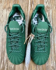 Pharrell x Adidas Superstar Primeknit Dark Green Shoes S42928 Size 4 / Wmn’s 5