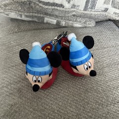 Disney Junior Mickey Mouse Toddler SIZE 9-10 Sock Top Slipper Slip Resistant