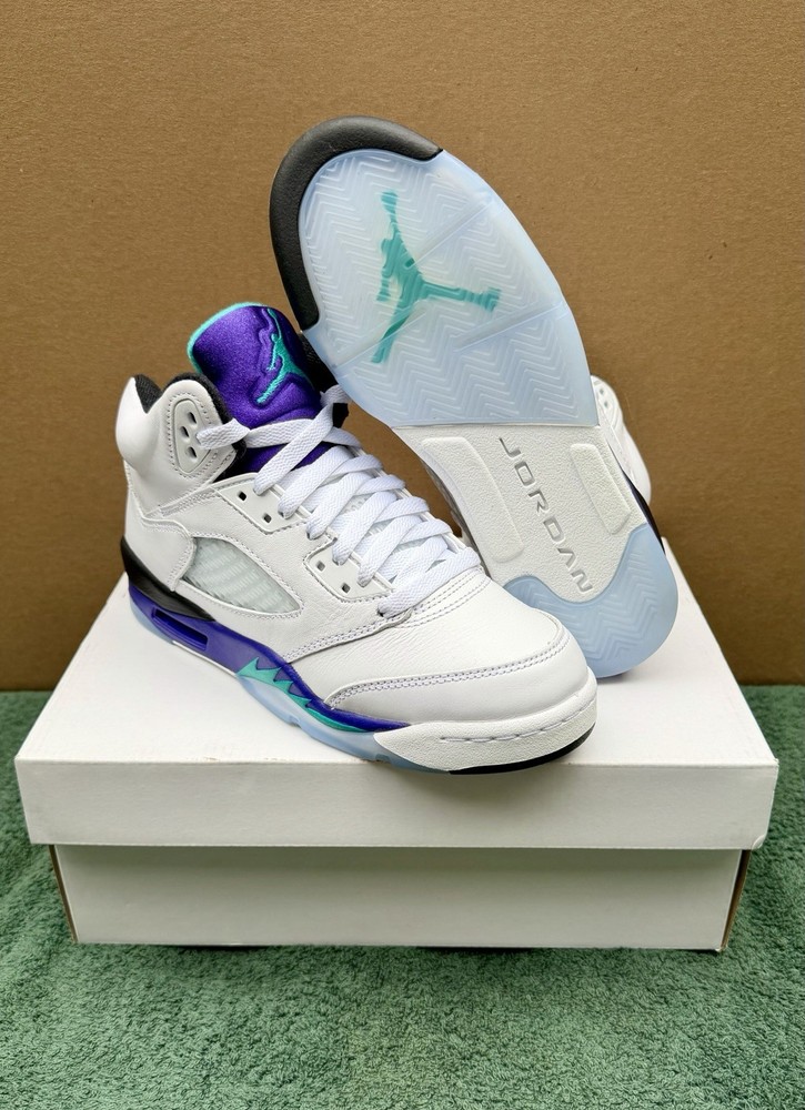 Jordan 5 Retro Grape Size 5y/6.5W Used No Box Very Clean Ships Fast