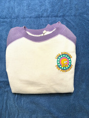 Vans The Simpsons Lisa for President Sweater Crewneck White/Purple Size XS