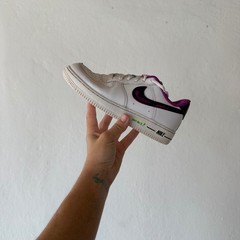 Nike Air Force 1 LV8 GS Just Do It Sneakers Vivid Purple Kids Youth Size 2Y
