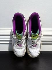 Nike Air Force 1 LV8 PS ‚Just Do It! – White Black Vivid Purple – Youth Size 7