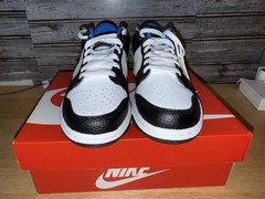Nike Dunk Low Signal Blue Lemon Twist Black White Shoes DQ0977-100 Size 5Y