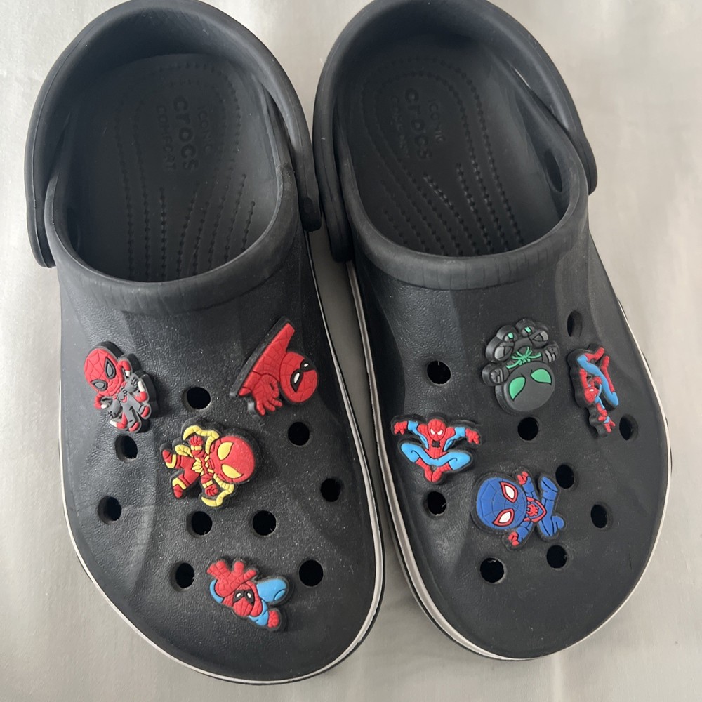 Crocs Bayaband Clog Black White Unisex Size Mens 4 Womens 6
