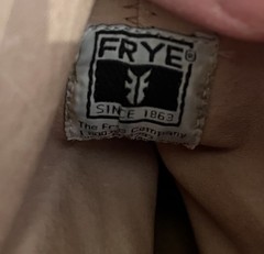 Frye Boots Carson Shortie Boy Size 3 Tan Leather Pull On Ankle Boots kids boots