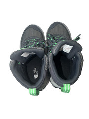 The North Face Fastpack Hiker Mid Waterproof Hiking Boots Grey Green Kids Size 1