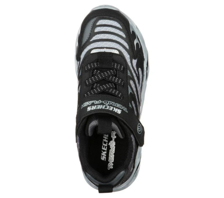 Skechers Boys S Lights Thermo Flash 400106L Black/Charcoal