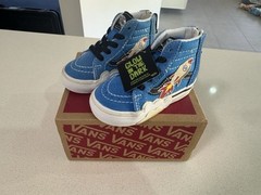 Sk8 Hi Toddler Blue Multi Canvas Sneakers – Rocket