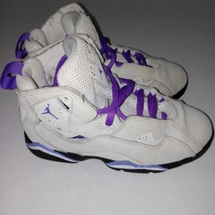 Air Jordan True Flight High Base Grey Purple Venom – 343796-052
