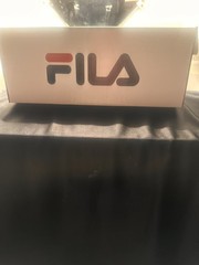 FILA UNISEX Kid’s Disruptor II Repeat White Fila Navy Red 3FM01003-125 SNEAKER