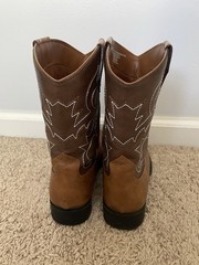 Kid’s Brown Two Tone Cowboy Boots Size 3