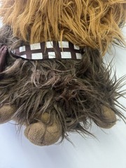 Star Wars Chewbacca Bundle, Furry Slippers Kid Size 2-3 And Chewy Stuffed Animal