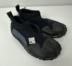 O’Neill Youth Reactor Reef 2mm Booties Black/Coal XS 8c-9c NEW