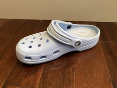 Crocs Light Blue Clog Slip On Shoe Kids J 3