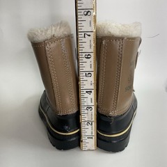 Sorel Yoot Pac Tan Leather Waterproof Winter Snow Boots Kids Size 11