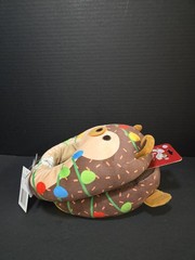 Squishmallows Christmas Hedgehog Slippers Kids Size 11/12 NEW WITH TAGS!