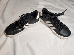 Adidas Black And White Sneakers Size 11.5 Kids