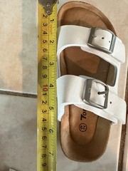 Torotto Cork Footbed Open Toe Adjustable Webbing Flat Sandals , kids, Size 29
