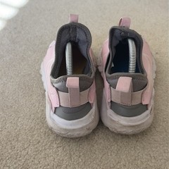 Nike Flex Runner 2 GS Pink Grey Slip-On Youth Shoes Size 4Y DJ6038-600 Athletic