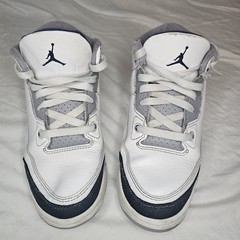 Nike Air Jordan 3 Retro Midnight Navy Blue White DM0966-140 Kids Shoes Size 3Y