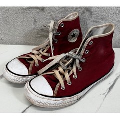 Converse Chuck Taylor All Star Kids Size 3 Maroon High Top Sneakers