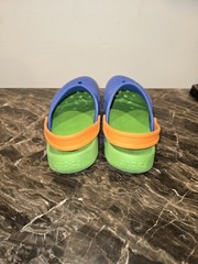 Crocs Electro Clogs Blue Lime Orange J3