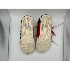Off-White Kids Low Vulcanized Silver Glitter Sneakers Zip Tie Shoes