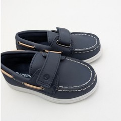 Sperry Kids‘ Top Sider Authentic Boat Shoes Round Toe Blue Size US7M EU23