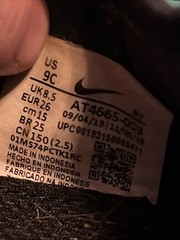 Nike Flex Runner AT4665-003 Black Toddler Sneakers size 9C