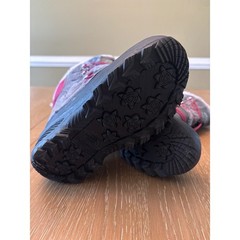 The North Face Alpenglow IV Winter Boots Kids 3 Gray Pink Waterproof Insulated
