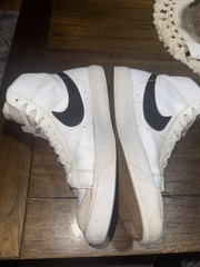 Nike Blazer Mid ’77 Orange White Black DA4086-100 Boys Girls Wmns Size 7Y