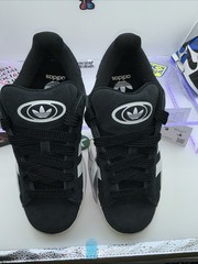 Size 6 (GS) – adidas Campus 00s Low Black White Gum – Womens 7 Boys 6