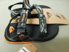 New Quiksilver Monkey Caged Little Kids Camo Toddler Sandals.
