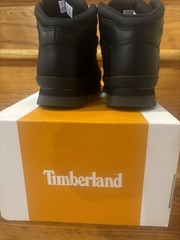 Timberland Euro Hiker Boot Sz 2.5 Youth Boys Black -Pre-Owned TB 096748001