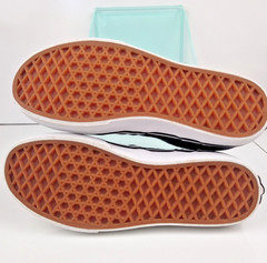 Vans Classic Slip-On Sneakers Navy Blue Palm Trees Youth Size 4.5