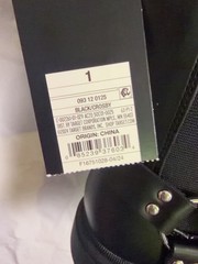 Art Class Crosby Black Harness Boots Kids Size 1 Side Zip Moto Biker Boot NWT