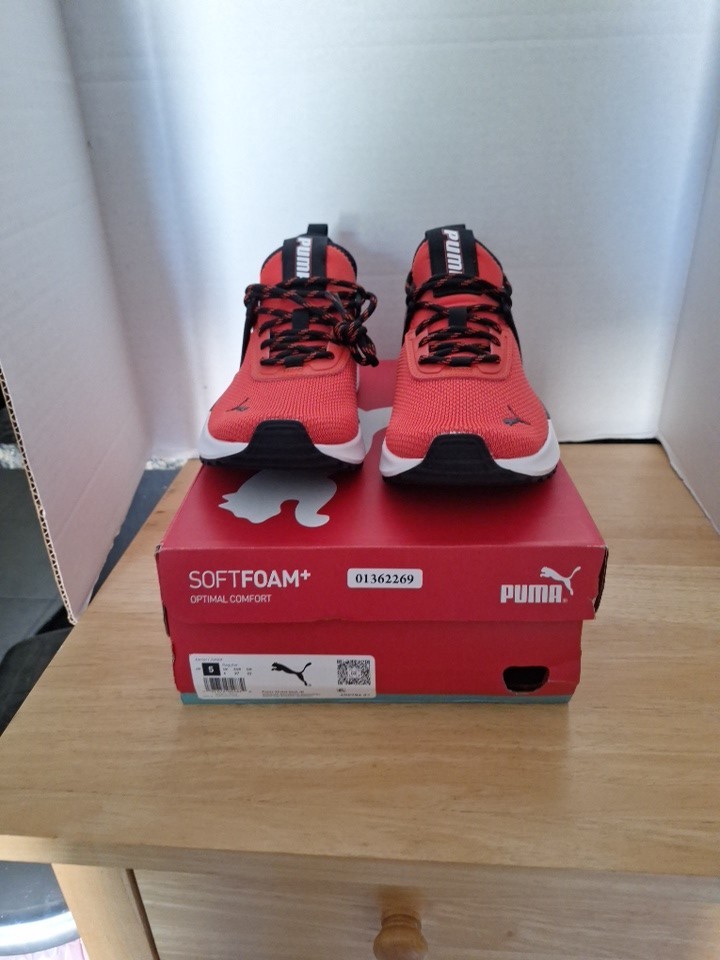 Puma Pacer Future Allure Running Junior US 5, UK 4, EUR 37, New, red and black