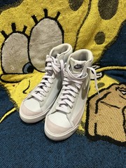 Nike Blazer Mid 77 Platinum Grape Metallic Silver Size 7Y NWOB